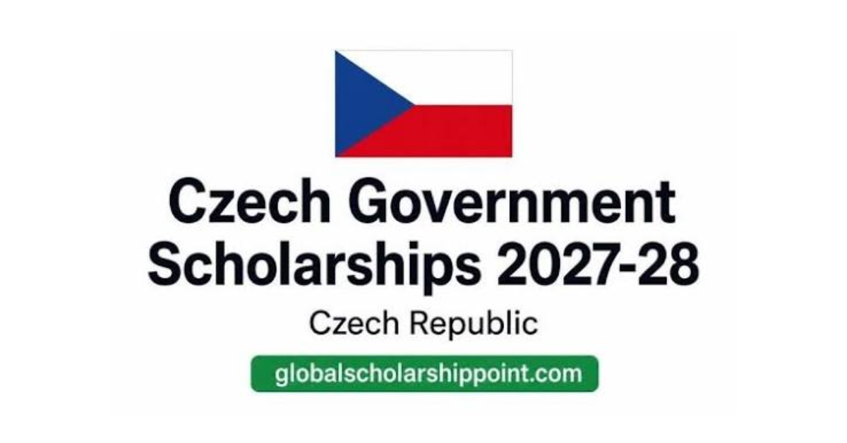 Czech Government Scholarships 2027/2028