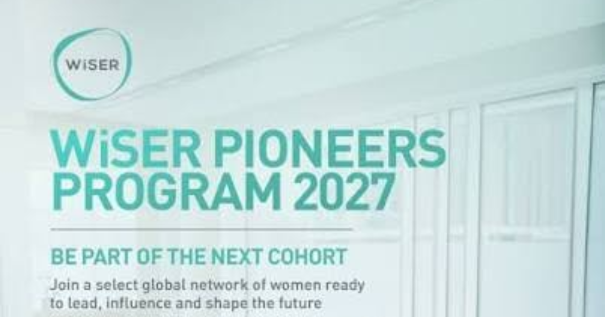 Masdar WiSER Pioneers Program 2026