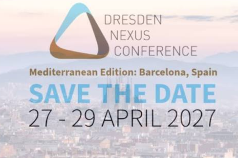 Dresden Nexus Conference 2027 in Barcelona: Call for Abstracts Opens October 2026 – Prepare to Apply