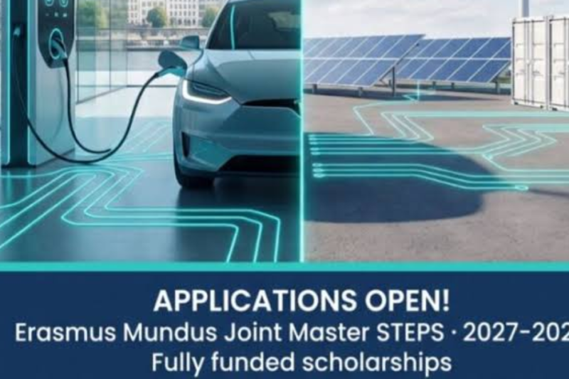 Erasmus Mundus STEPS Scholarship 2027: Fully Funded Master’s in Sustainable Transportation and Electric Power Systems