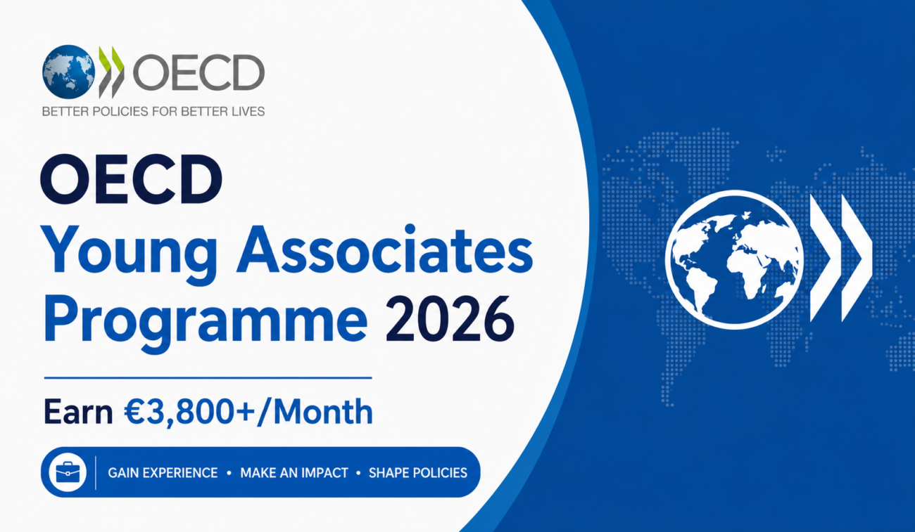 OECD Young Associates Programme 2026 — Earn €3,800+/Month
