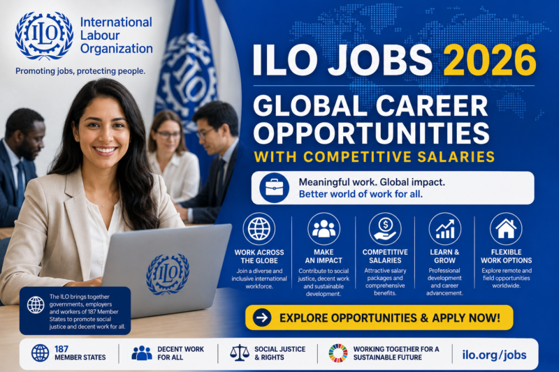 ILO Jobs 2026 – Global Career Opportunities With Competitive Salaries