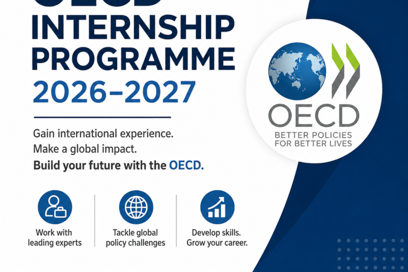 OECD Internship Programme 2026–2027 | Paid International Internship Opportunities for Students Worldwide