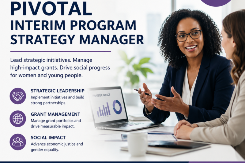 Pivotal Interim Program Strategy Manager Job 2026: Salary Up to $205,000