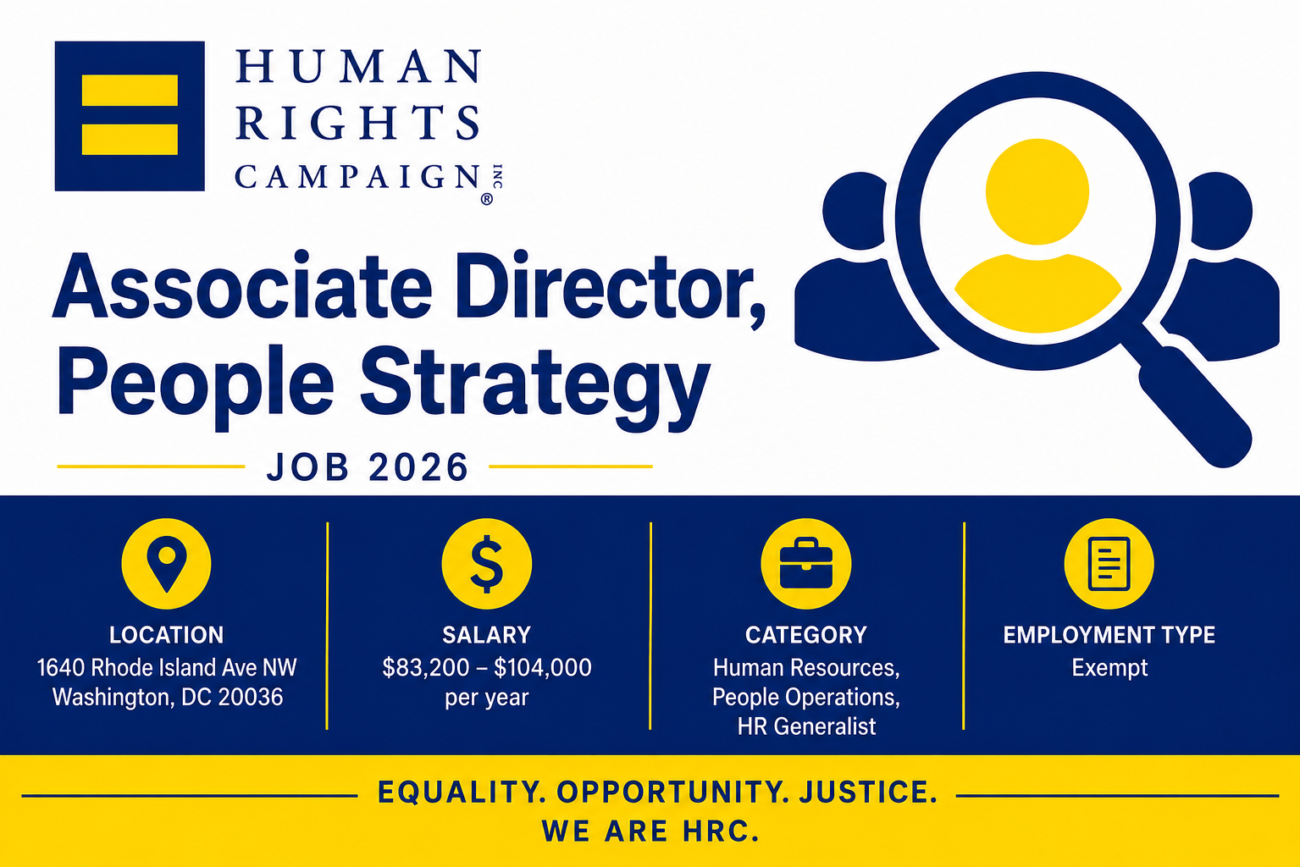 Associate Director, People Strategy