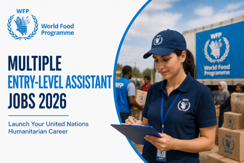 WFP Multiple Entry-Level Assistant Jobs 2026: Launch Your United Nations Humanitarian Career