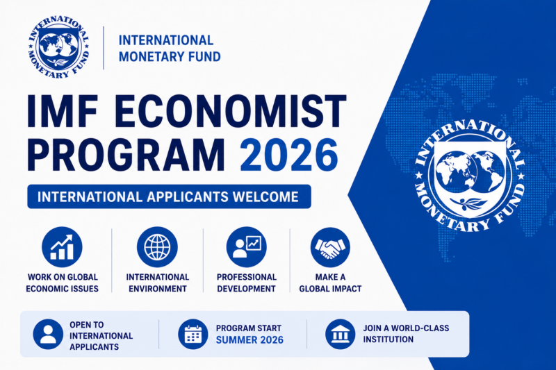 IMF Economist Program 2026 — International Applicants Welcome