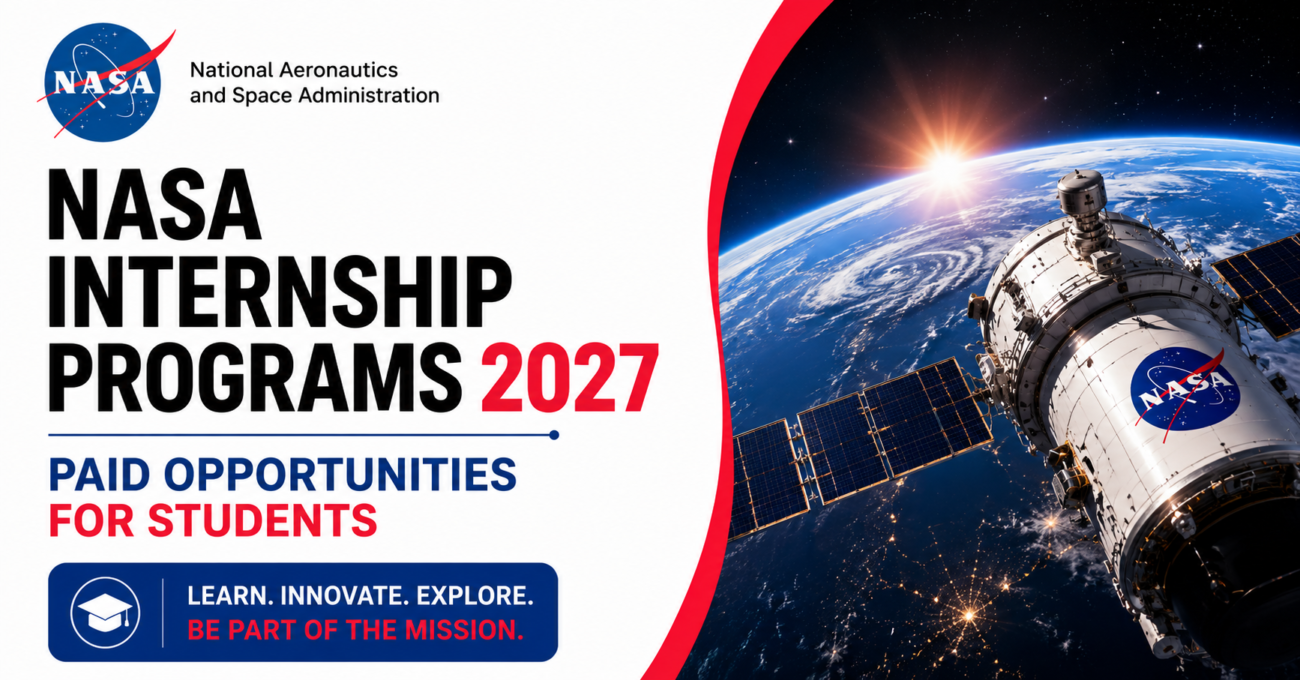 NASA Internship Programs 2027 — Paid Opportunities for Students