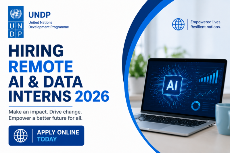 UNDP Hiring Remote AI & Data Interns 2026 — Apply Online