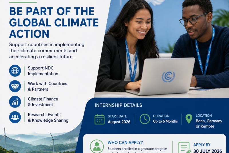 UNFCCC Internship 2026: Launch Your Climate Change Career with the United Nations