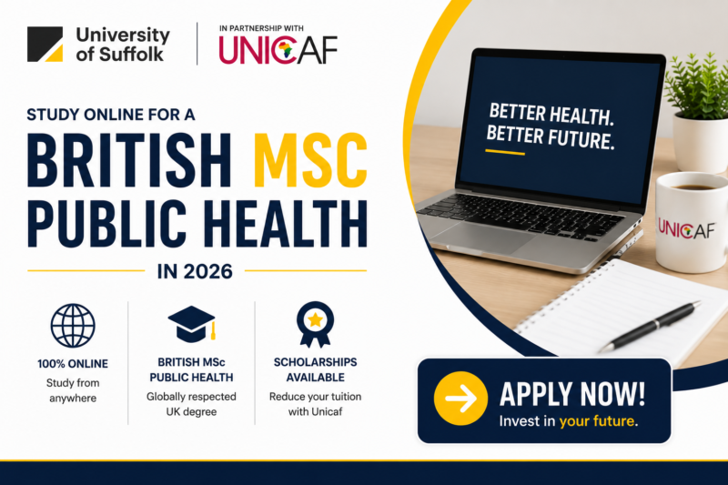 Study Online for a British MSc Public Health in 2026: University of Suffolk Scholarships Through Unicaf