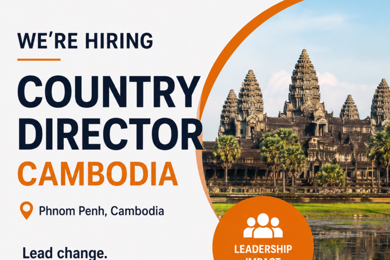 CARE Country Director Cambodia Job 2026: Lead Humanitarian and Development Programs in Phnom Penh