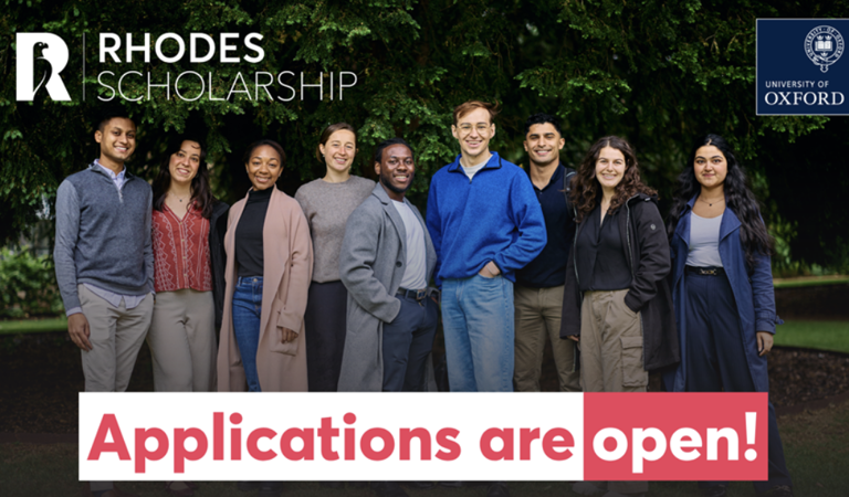 Rhodes Scholarship Applications Open for Outstanding Global Leaders 2027