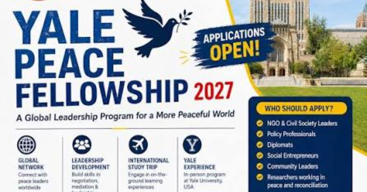 Yale Peace Fellowship 2027