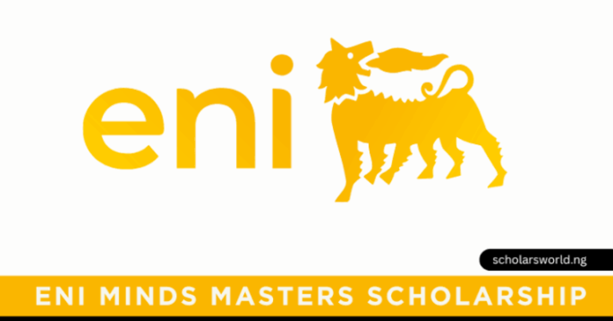 Eni Minds masters scholarship