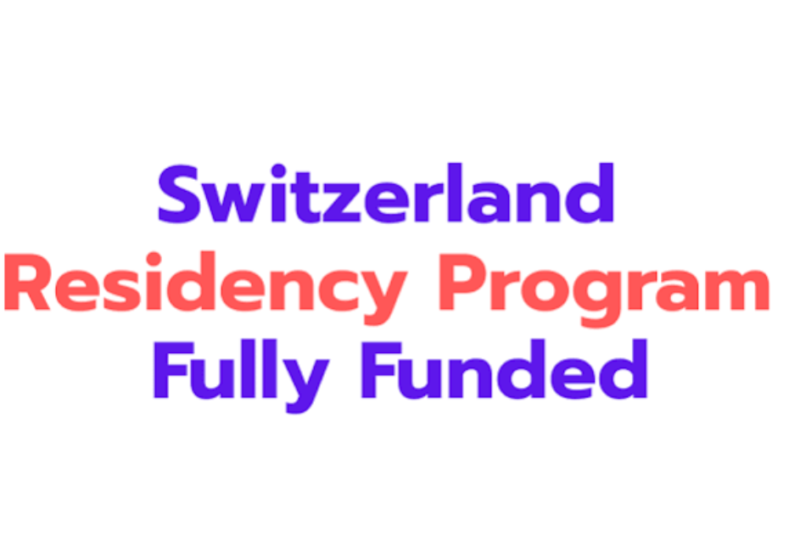 Switzerland Residency Programme 2026