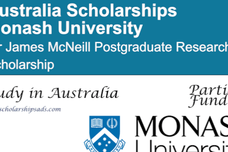 Monash Receiving Applications for Sir James McNeill Scholarship 2027 Batch