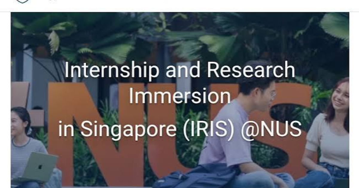 Internship and Research Immersion in Singapore (IRIS) @ NUS 2026/2027