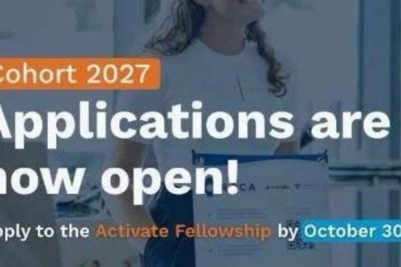 Activate Fellowship 2027: US$100,000 Stipend and R&D Support for Hard-Tech Innovators