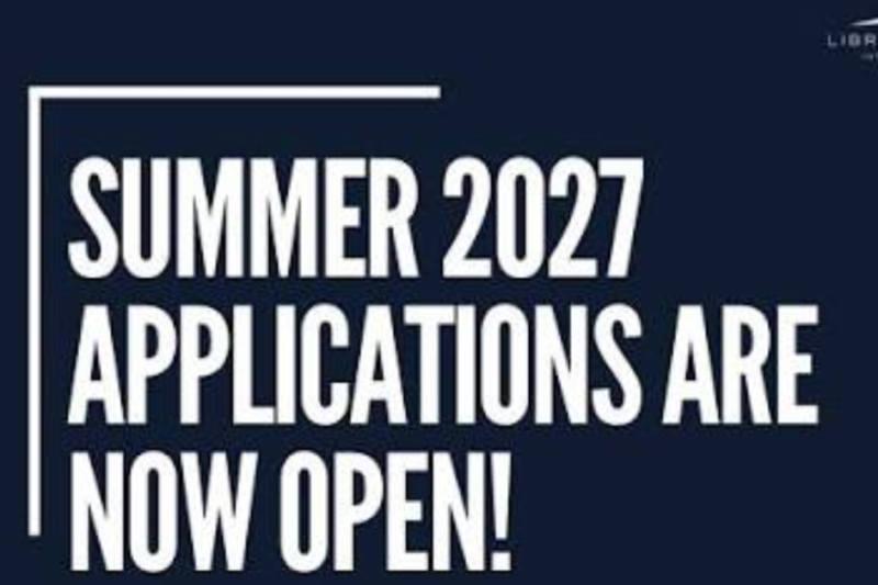 Libra Group Summer 2027 Internship: Applications Close October 14