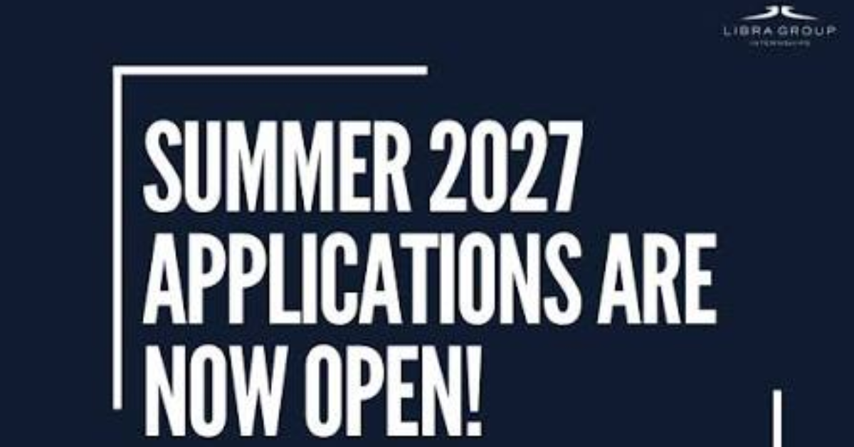 Libra Group Summer 2027 Internship