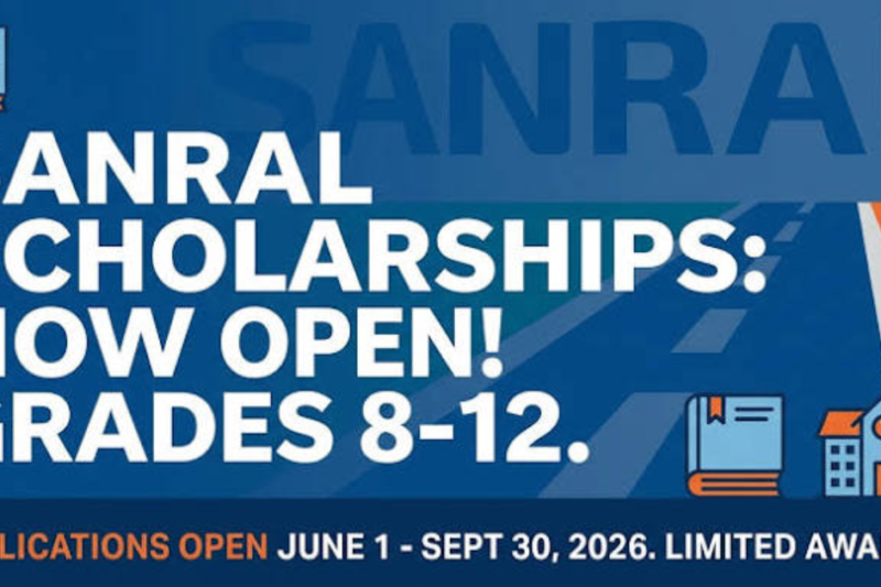 SANRAL Scholarship Programme 2027: Applications Close September 30