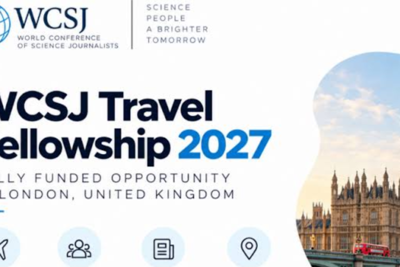 WCSJ Travel Fellowship 2027: Fully Funded Opportunity Closing October 23