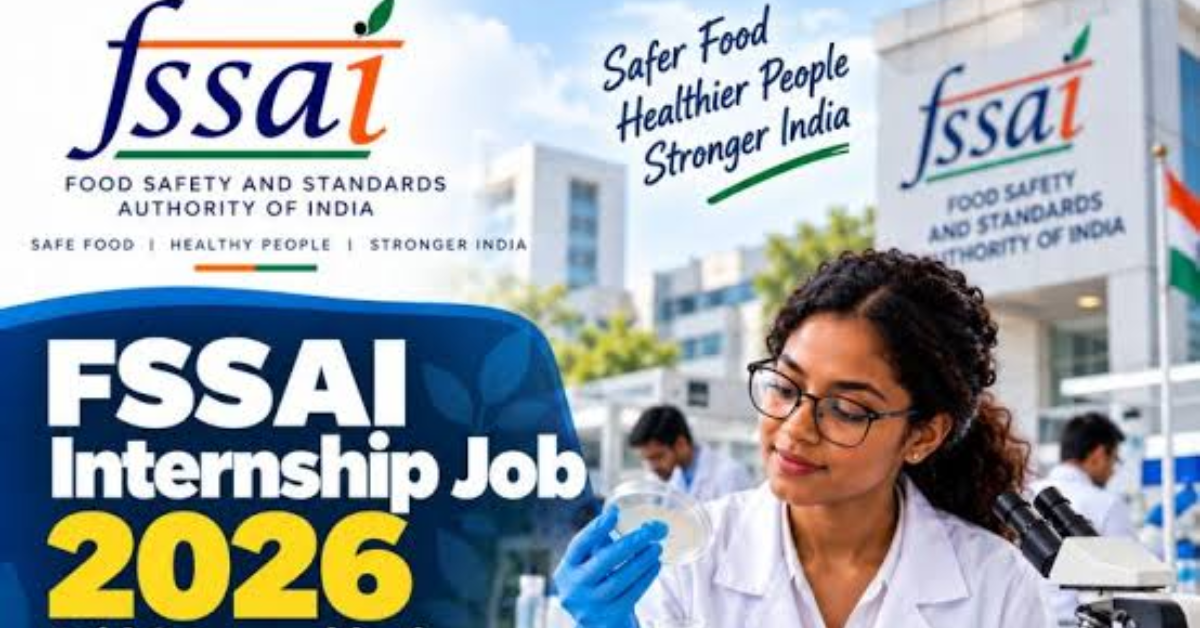 FSSAI Internship Job 2026
