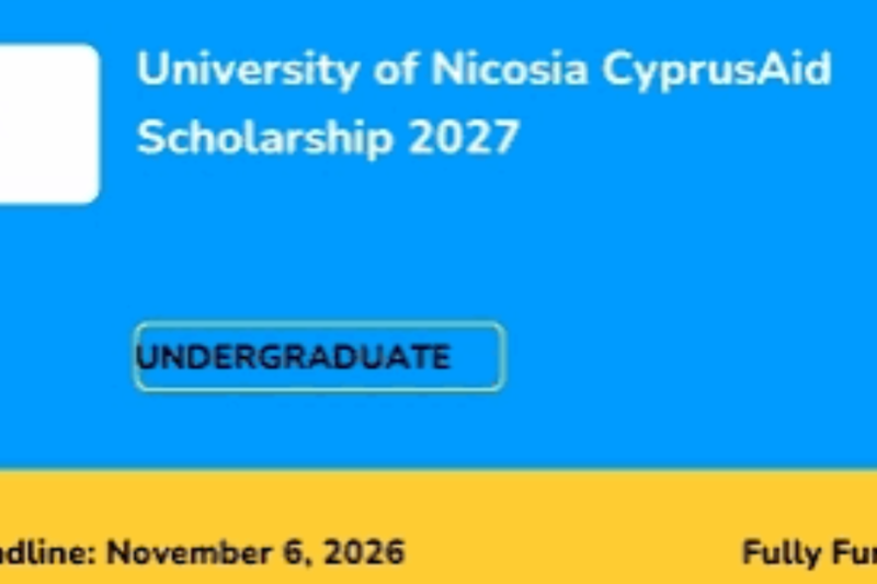 University of Nicosia CyprusAid Scholarship 2027