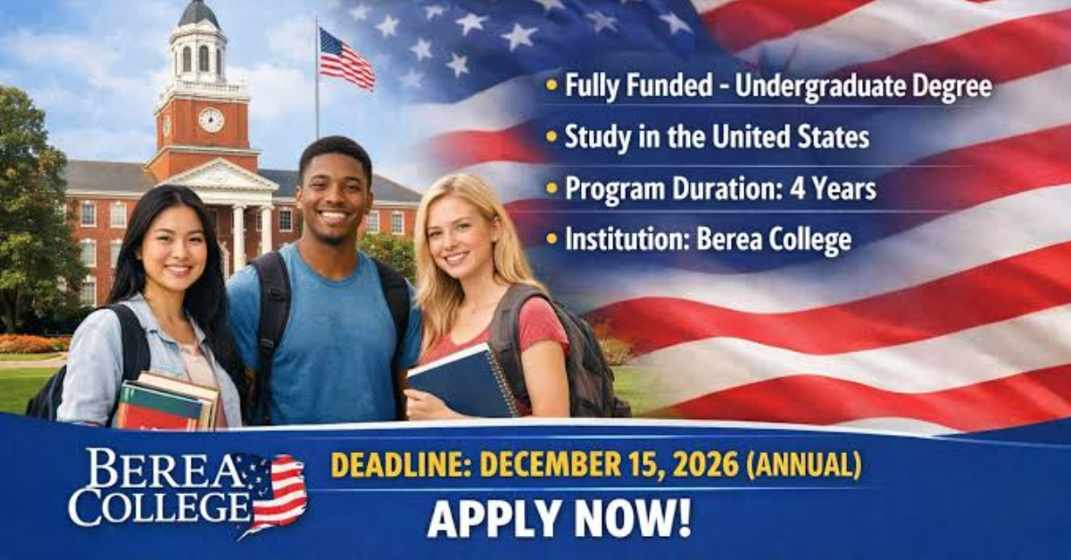 Berea College Scholarship for International Students in the USA 2026