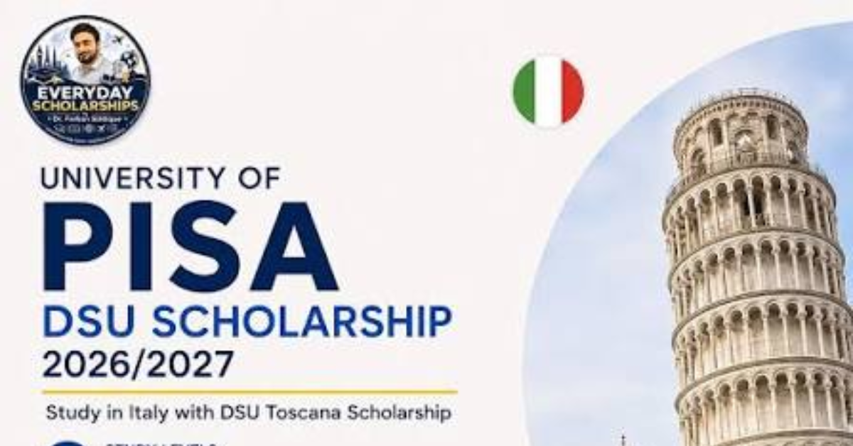 University of Pisa DSU Scholarship 2026/2027