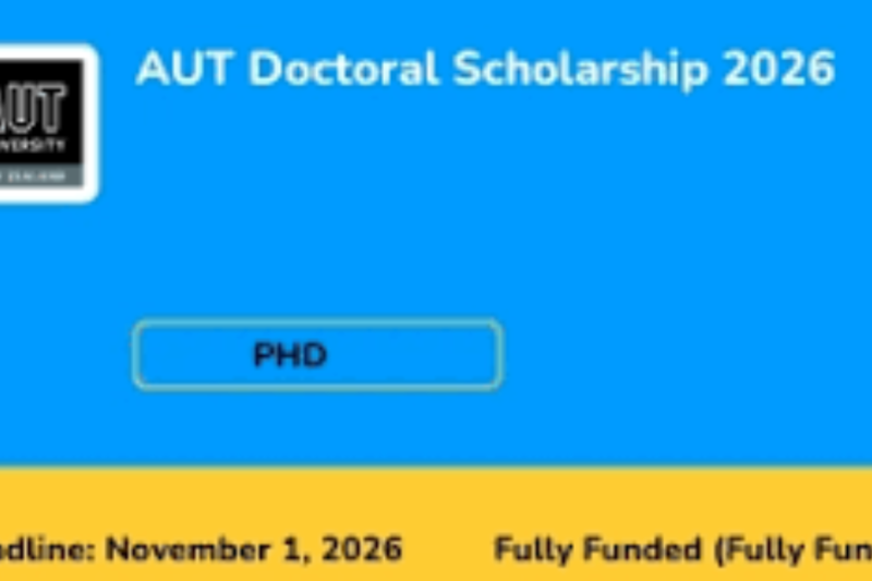 AUT Doctoral Scholarship 2026