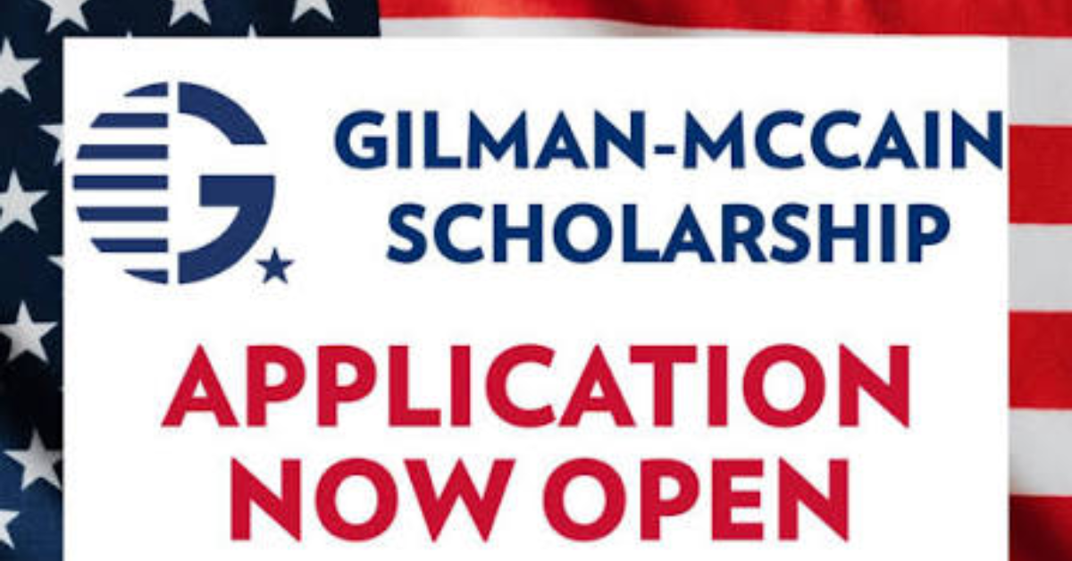 Gilman-McCain Scholarship 2026-27