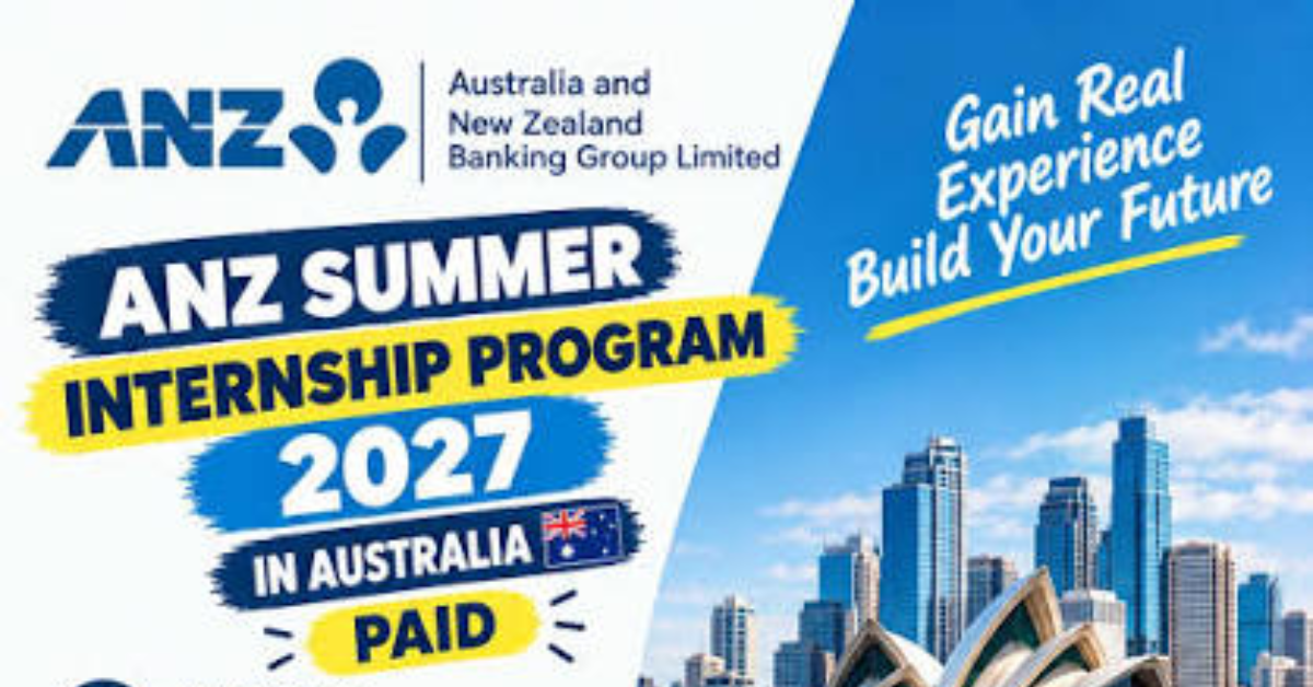 ANZ Summer Intern Program 2027/28