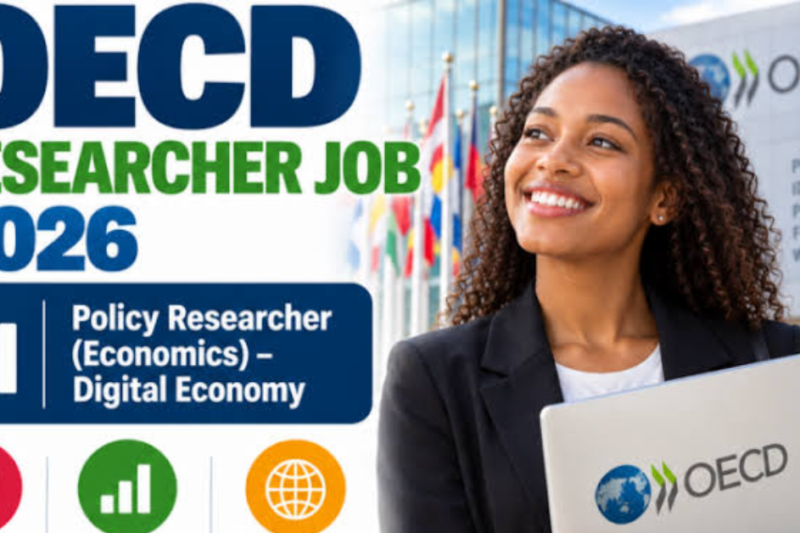 OECD Researcher Job 2026: Policy Researcher (Economics) – Digital Economy