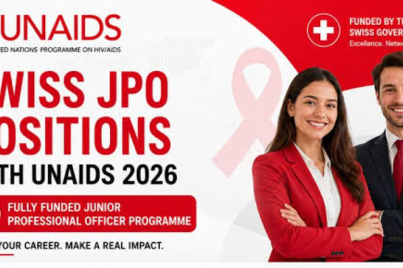 Swiss JPO Positions with UNAIDS 2026: Eligibility, Salary, Benefits, and How to Apply for the Fully Funded UN Opportunity