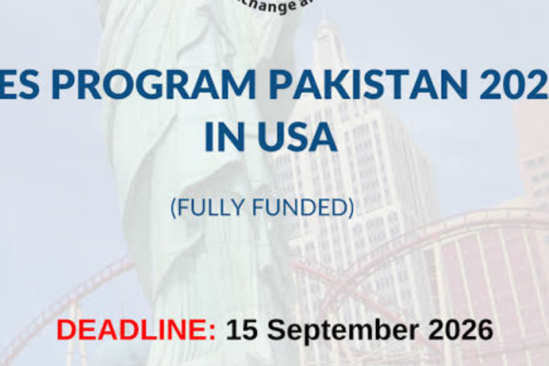 YES Program Pakistan 2027 in the USA | Fully Funded