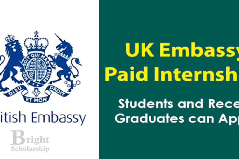 British Embassy Internships 2026: 2 Paid Internship Positions – Salary, Eligibility and How to Apply