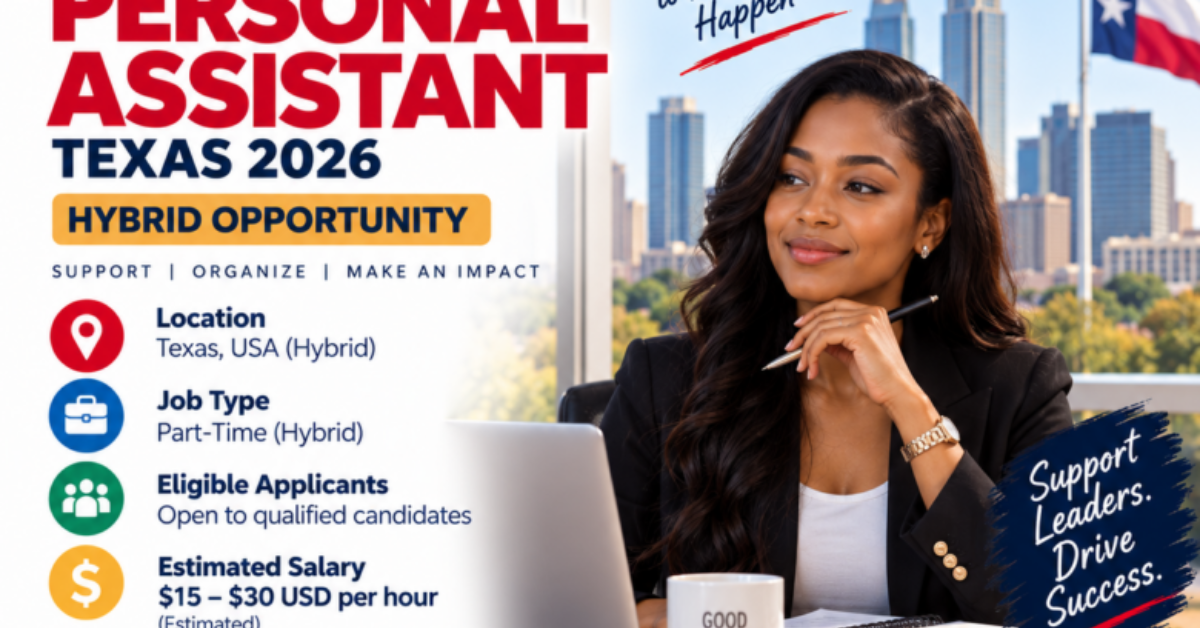 Executive Personal Assistant Job in Texas 2026