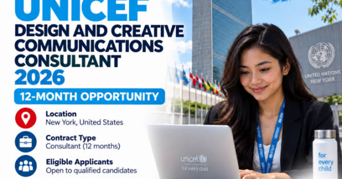 UNICEF Design and Creative Communications Consultant 2026