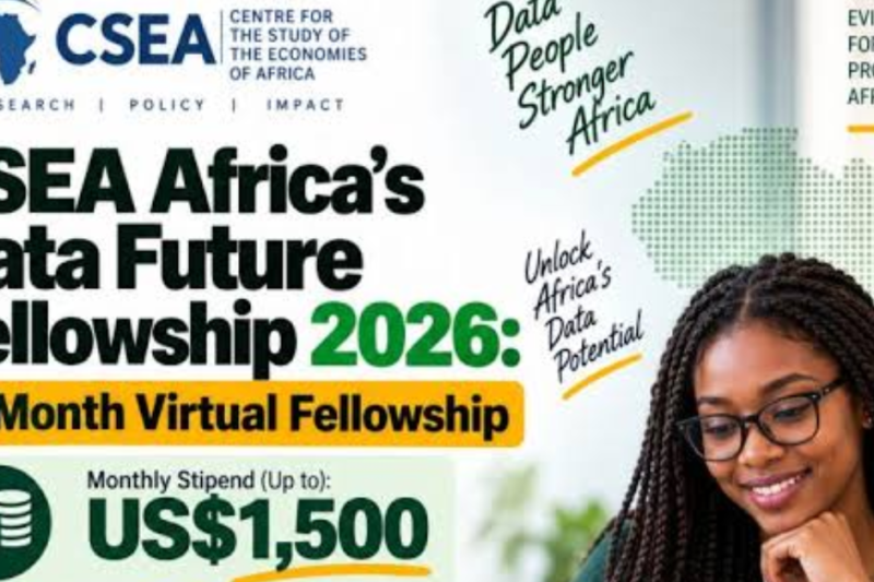 Africa’s Data Future Fellowship 2026: $1,500 Stipend for African Professionals in 3-Month Virtual Programme