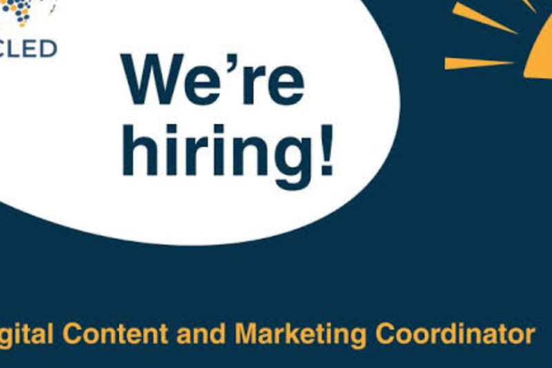 ACLED is Hiring a Remote Digital Content and Marketing Coordinator (US$60,000–65,000)