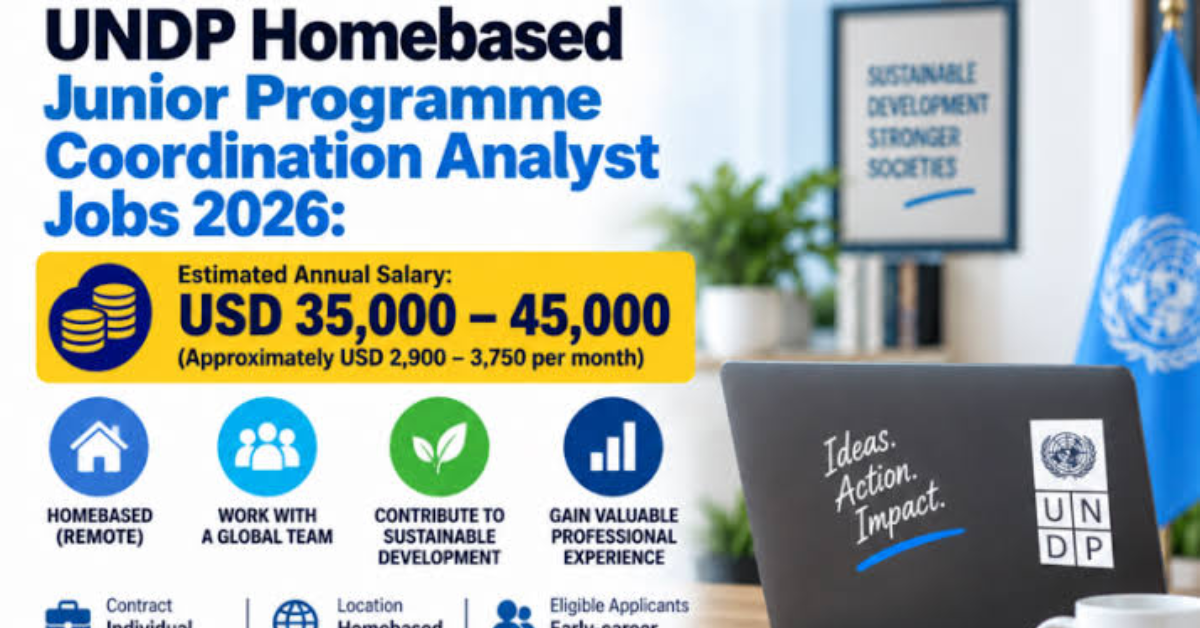 UNDP Junior Programme Coordination Analyst – Home-Based 2026