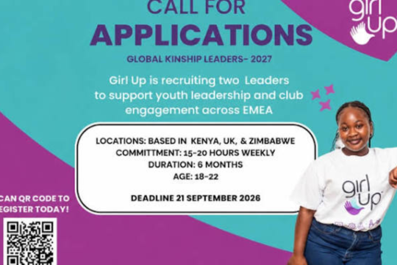 Girl Up Global Kinship Leaders 2027 – Youth Leadership Opportunities in Kenya, UK and Zimbabwe