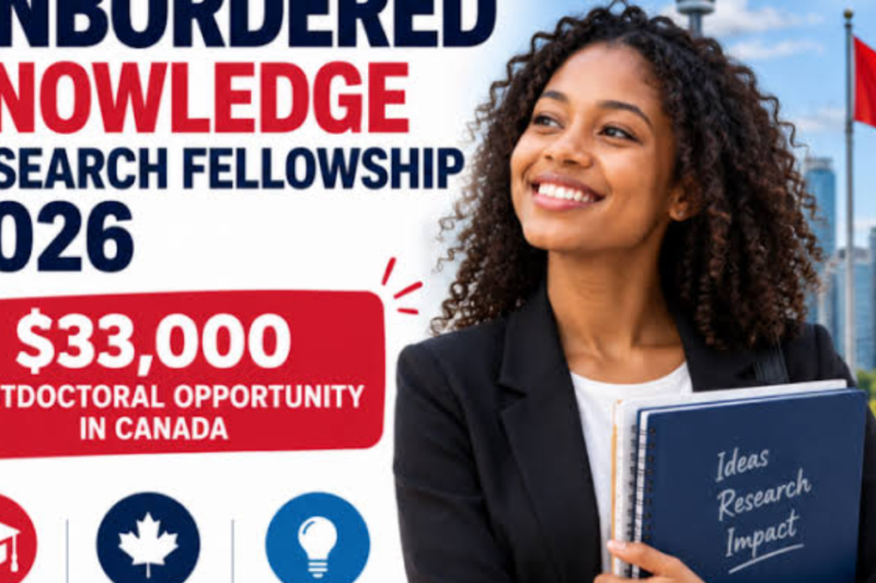UnborderED Knowledge Research Fellowship 2026: $33,000 Postdoctoral Opportunity in Canada