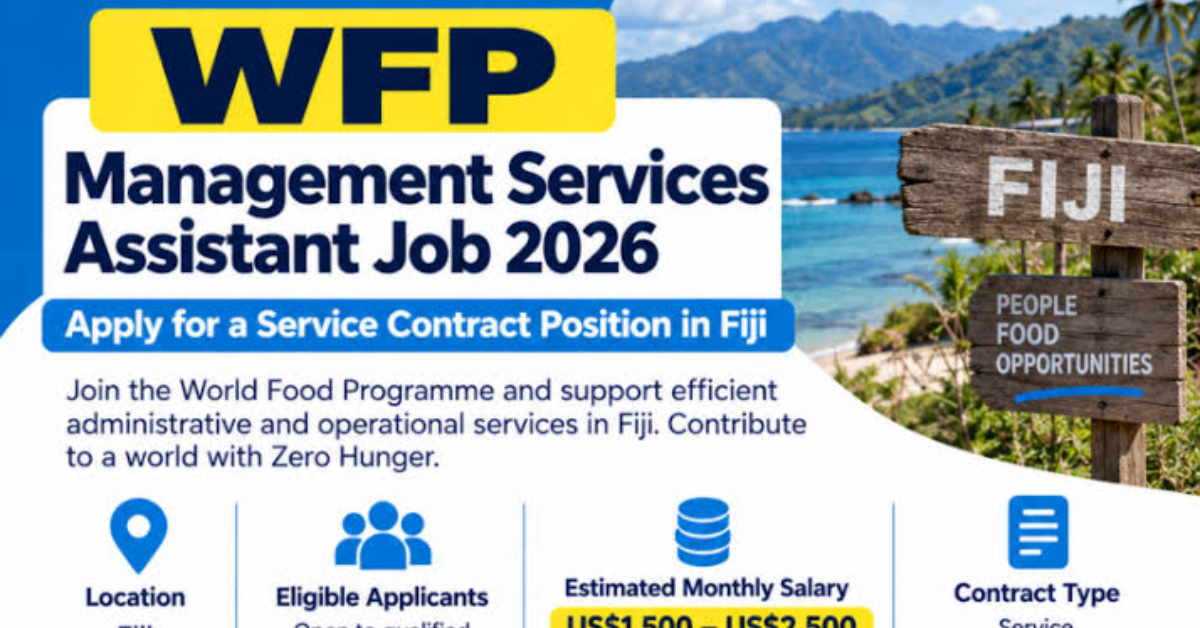 WFP Management Services Assistant Job 2026