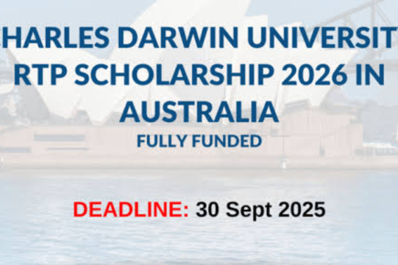 Charles Darwin RTP Scholarship 2026/27
