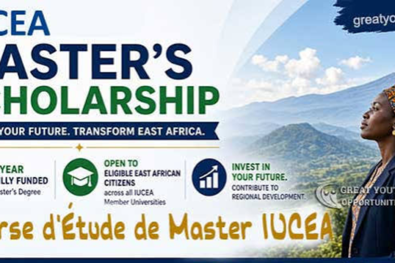 IUCEA KfW East African Masters Scholarships 2026: 120 Fully Funded Master’s Scholarships in East Africa
