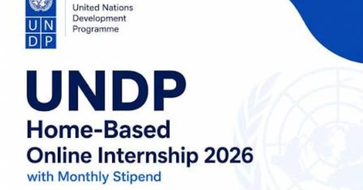 UNDP Home-Based Internship 2026