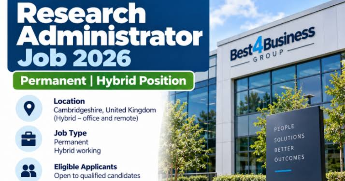 Best4Business Group Research Administrator Job 2026